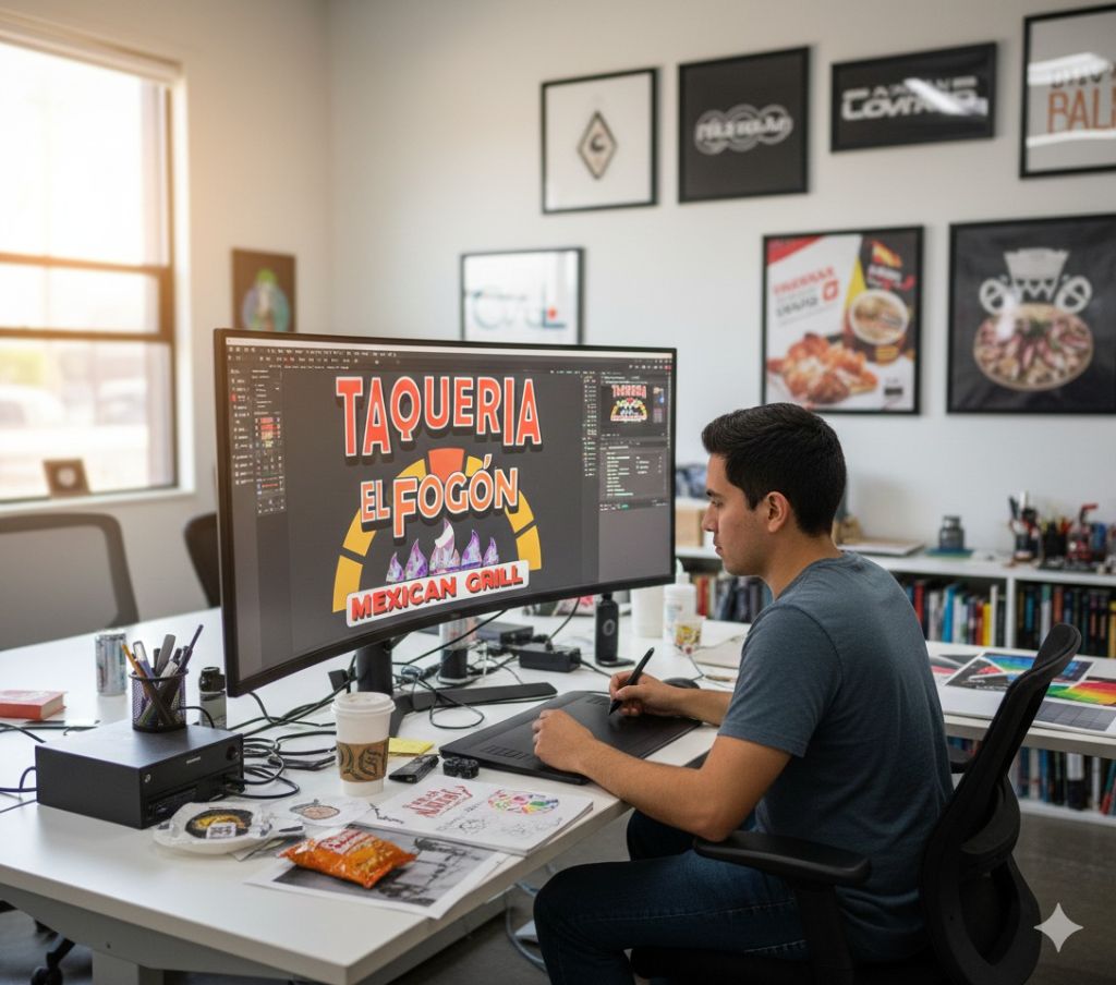 Taqueria El Fogon Logo Design