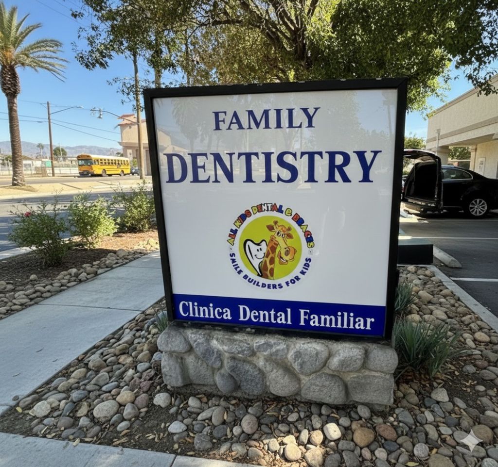 Family Dentistry Monument Sign Installation