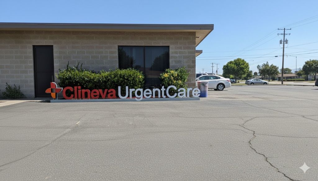 Clineva Urgent Care Channel Letters Installation